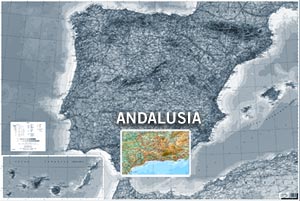 Map of Andalusia