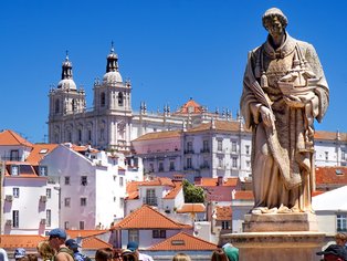 Das Denkmal des heiligen Vinzenz in Lissabon