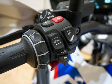 Detailaufnahme BMW R1250 GS Mietmotorrad von Hispania Tours