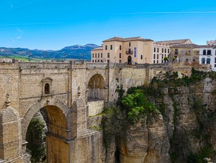 El puente sobre el Tajo en Ronda