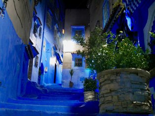 Straße in Chefchaouen