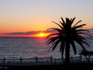 Sonnenaufgang am Mittelmeer