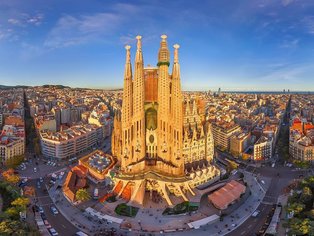Die Sagrada Família in Barcelona