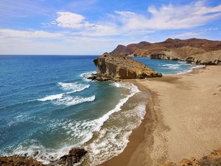 The Monsul Beach at Cabo de Gata