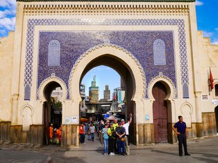 The blue gate of Fez