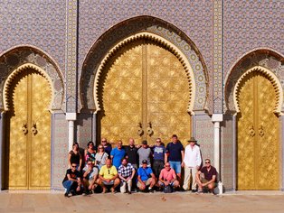 Gate at the Imperial Palace in Fez