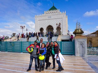 El mausoleo de la familia Real en Rabat