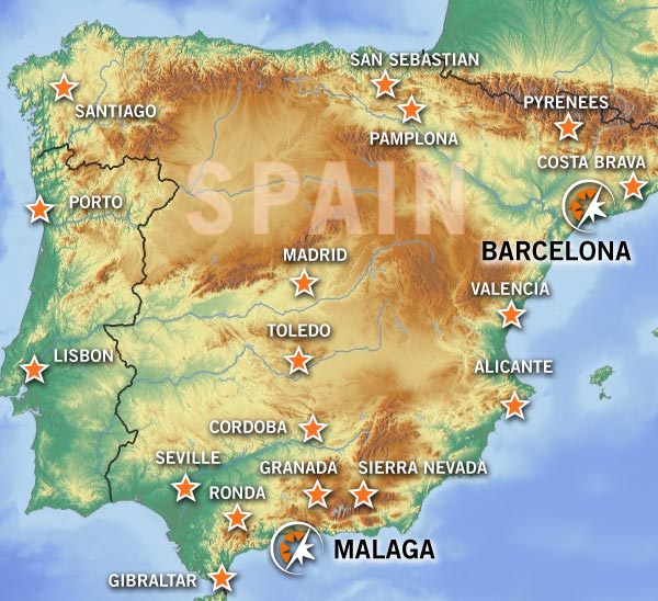 BMW Motorcycle rental in Malaga and Barcelona