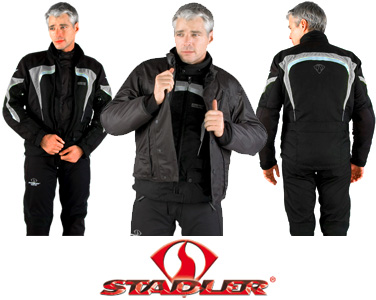 MOTORRAD JACKE UND HOSE VON STADLER ZUR MOTORRADMIETE